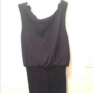 Navy mini cocktail dress
